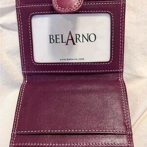 New Belarno Purple leather Wallet